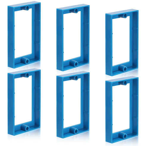 6pcs Electrical Box Extender, 1/2" Single Gang Receptacle Outlet Box Extenders for Electrical Box and Switches