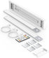 16" Counter 3-Color-Temps Closet (2 Pack, Ultra-Thin Under Cabinet Lighting Wireless, Aluminum Alloy Under Lights