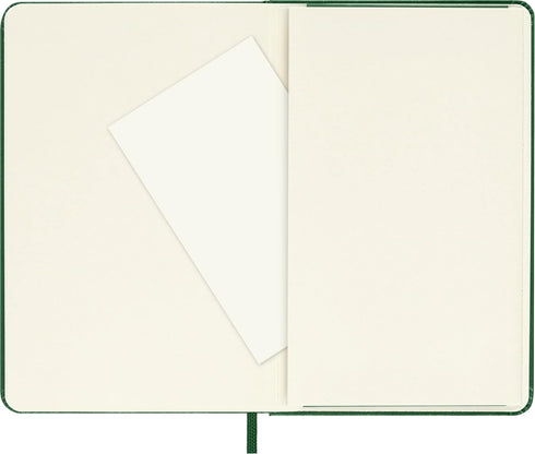 Moleskine Pocket Notebook, Plain, Myrtle Green, Hard Cover (3.5 x 5.5)