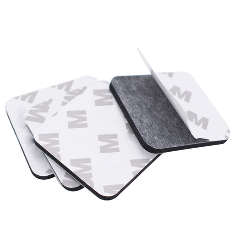 60PCS Black Double Sided Foam Tape - Strong Self-Adhesive Mounting Pads, 1.58" Diameter for Various Surfaces