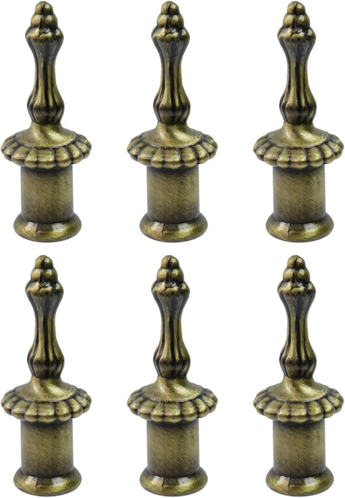 Crapyt 20 x 52mm Lamp Shade Finial Cap Knob, Zinc Alloy M10