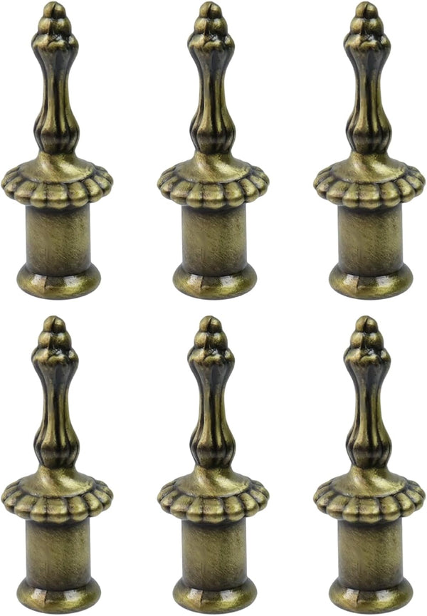 Crapyt 20 x 52mm Lamp Shade Finial Cap Knob, Zinc Alloy M10