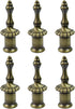 Crapyt 20 x 52mm Lamp Shade Finial Cap Knob, Zinc Alloy M10