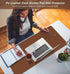 Home & Kitchen's Stars 16" 32" Inch Office Desk Mat Pad Table Protector X PU Leather Desk Blotters on Top of Desks