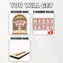 Nouysoc Counter Counter, Book Tracker, Books Read This Year Book Lover Gifts for Women, Reading Progress Display, Pink