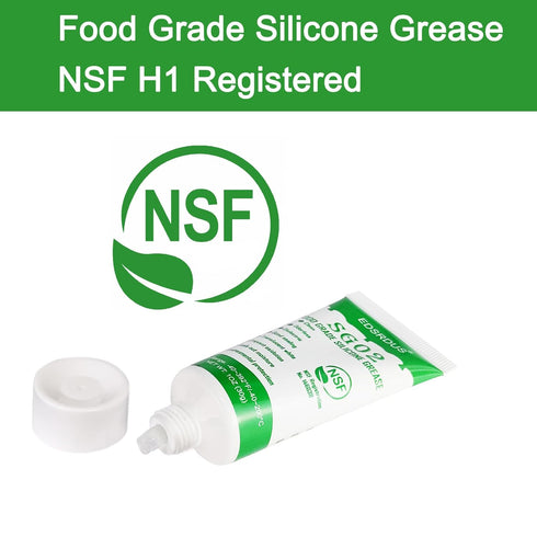 SG02 1OZ Food Grade Silicone Grease Waterproof Plumbers Grease for Valve Sealant Faucet O Rings Garden Hoses