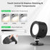 Racokky 2 3 Dimmable 360 3000mAh LED Wall Lights Pcs, Wall Lamp Color Temperatures & Magnetic Rotation with Remote