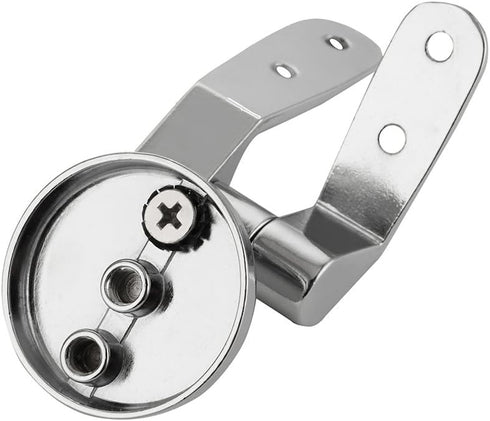 Fizocosisto Stainless Steel Toilet Seat Hinge Replacement Parts Mountings Adjustable Toilet Seat Bolts Nuts with Screws