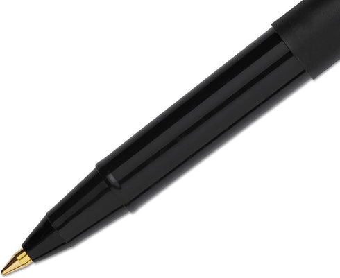 uni-ball 60143 Onyx Roller Ball Stick Pen, Black Ink, Fine Dozen