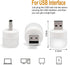 Linwnil Set 4,USB Bulb, Light(4 of Lights by Night, Mini LED Plug-in, Warm White, Compact, Ideal for Bedroom, Bathroom