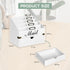 Wood Mail Organizer Countertop, Desktop Mail Holder with 4 Compartments and Drawer, File Organizer Wall Mount, Desk