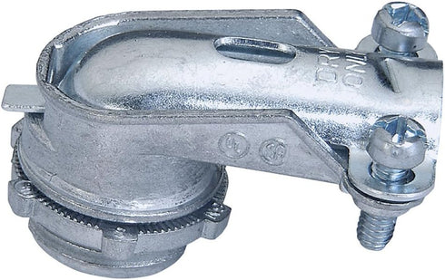 49804 AC/MC/Flex 90-Degree Squeeze Connector Conduit Fitting, 1/2-Inch by ProConnex, 1-Pack
