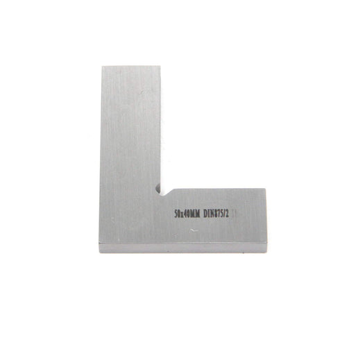 T Tulead Machinist Square, Precision Carbon Steel Solid Woodworking Square 50x40mm/2"x1.57"