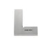 T Tulead Machinist Square, Precision Carbon Steel Solid Woodworking Square 50x40mm/2"x1.57"