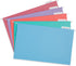 Blue Summit Legal Hanging File Folders, Assorted Gem Tones, 25 Hanging Files for Organization, 25 per Box