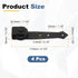 4Pcs (115x29mm, uxcell Sliding Barn Door Hardware Hanger, Mini Sliding Door Hardware for TV Stands Wardrobe Small
