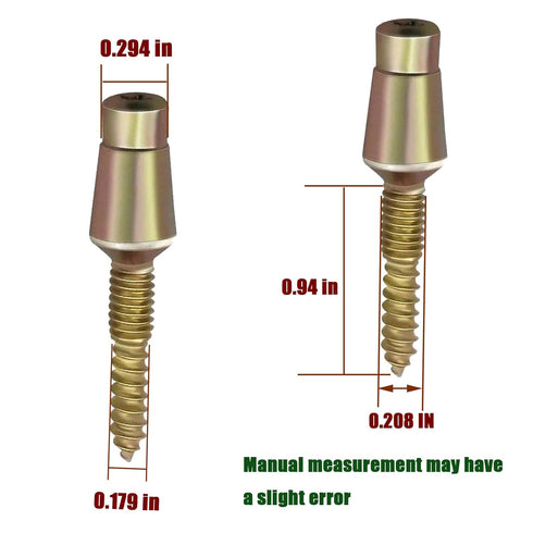 Door Hinges Security Screws,Tamper Proof Screws/Door Hinge Screws for Door Security/Accessory Hinge Screws Security Accessories for Anti-Theft Screw Doors 10 Pack
