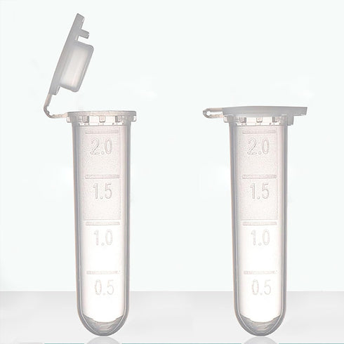 2ml Graduated Microcentrifuge Tube - PCR Tube with Flat Cap, Polypropylene Plastic (1000pcs)