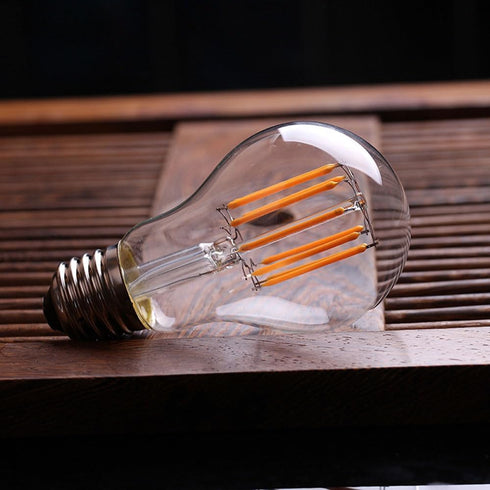 DC12V A19 Bulbs, E26 4W (40-Watt Bulbs, 12V Dimmable Bulbs 2700K Pack 4 LED Vintage Light Base Replacement) Edison