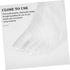 Generic 200Pcs Disposable Stirrup Foot Covers for Salons Oil-Resistant Waterproof Pedicure Accessories Try on Socks