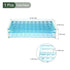 YOKIVE Tube Rack, Polypropylene Test Tube Rack Holder | 16mm Hole Great for 0.5ml, 1.5ml, 1.8ml Lab Test Tube(Blue, 50-Sockets)