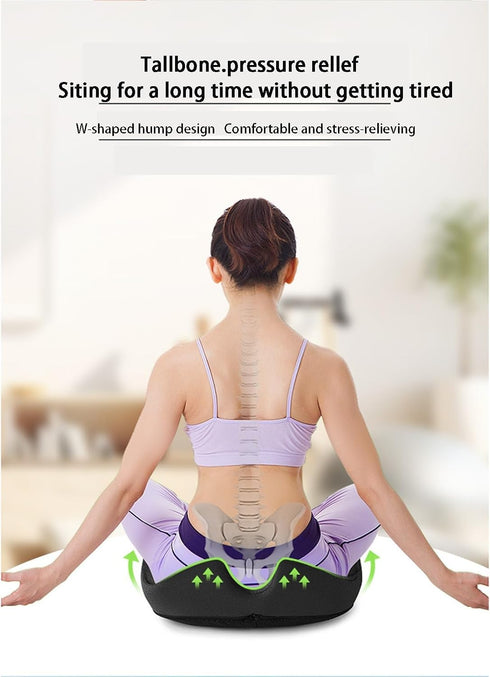 Aeveot Car Seat Cushion Coccyx Cushion Ergonomic Seat Cushion,Sciatica Cushion Pain Relief for Long Sitting,for Office