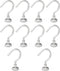 Magnetic Hooks, 23.5LBS Heavy Duty Neodymium Rare Earth Magnet Hooks for Fridge, Keys, BBQ, Pack of 10, Silver