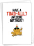 The Best Card Company Funny Birthday Pun Card, 5x7 Inch, Multicolored, Includes Envelope, 30% Recycled Content
