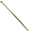 Westbrass D123-03 3/8" x 12" Polished Brass Flat Head Toilet Riser Supply Line