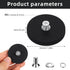 10Pcs 30LBS M5 10 Pack,1.69 Inch Rubber Coated Anti-Scratch Mounting Magnets, Neodymium Magnet Base with Threaded