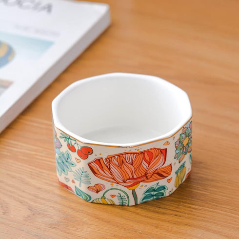Ceramic Paper Clip Holder - Paper Clip Dispenser Organizer for Desk, Cute Office Binder Clip Holder, Bobby Pin Holder