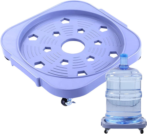 Generic 5 4 5-Gallon Gallon Water Bottle Jug Caddy with Rolling Swivel Casters Wheels, Heavy-Duty Bucket & Plant Stand