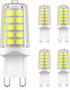 G9 LED Bulbs, 40 Watt Equivalent T4 Chandelier Light Bulb, 6000K Daylight
