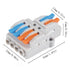 DIANN 20pcs 2 4 28-12 Lever Wire Connectors in Out Quick Wiring Cable Connector AWG Push-in Conductor Terminal Block