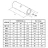 20 Pcs Non-Insulated Butt Connectors, AWG #6 Seamless Uninsulated Wire Connectors for Electrical Wire Ferrule