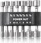 14Pcs Power Nut Driver Drill Bit Set, Chrome-Vanadium Steel, 1/4 inch Hex Shank, Quick Change Socket Wrench Tool