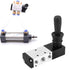 Pneumatic Manual Control Valve 5 Port 3 Position Hand Lever Valve, 0~0.8Mpa, Solenoid Valve (Inlet PT1/4, Exhaust G1/8)