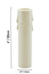 E12 4 Inch 6 Pack Chandelier Lighting Fixture Socket Kit - Adjustable Height Candelabra Sockets with Cardboard