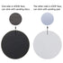 5 Pack 5 Inch Soft Density Interface Pads Hook and Loop Sponge Cushion Buffer Backing Pad (Set of 5)