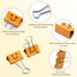 Coideal 48 Pcs Smiling Face Binder Clips, Medium 1 Inch Smiley Metal Paper Clips Assorted Color