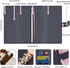 Budget Binder, Cute A6 Money Saving Binder with Zipper Envelopes, PU Leather Organizer for Cash and Expenses