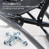 Comidox 2Pairs Metal Zero Gravity Chair Replacement Accessories Screws & Nuts Fabric Repair Kits for Your Folding Bed