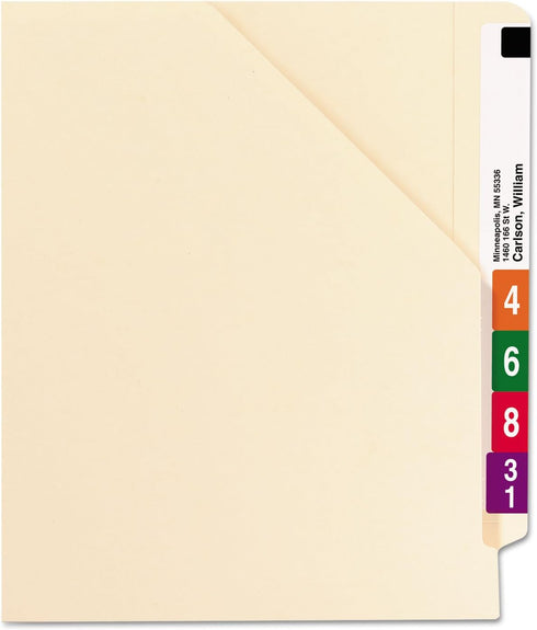 Smead End Tab File Jacket, Shelf-Master Reinforced Straight-Cut Tab