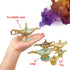 Hourwof Tiny Aladdin Genie Lamp Vintage Legend Aladdin Magic Lamp Wishing Light Arabian Costume Props Party Wedding