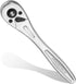 DURATECH 1/4 Ratchet Handle, 90-Tooth Reversible Socket Wrench, Quick-release