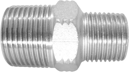 1 Piece 3/4" x 1/2" Male NPT Hex Nipple Plated Steel Hydraulic Fitting Adapter by CDQBWKJGFJ