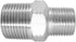 1 Piece 3/4" x 1/2" Male NPT Hex Nipple Plated Steel Hydraulic Fitting Adapter by CDQBWKJGFJ