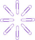 Jumbo Paper Clips, 2 Inch Large Paper Clips, 100 pcs in Purple