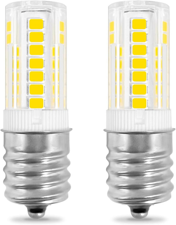 E17 Intermediate LED 3.5W Fridge Light Bulb Replacement, 480LM Daylight White 5000K, Compatible with Kenmore, Pack of 2