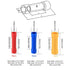 150 Pcs Electrical Butt Connectors Kit, Butt Splice Crimp Wire Connectors, Assorted Insulated Electrical Straight Wire Terminal Connectors, Automotive Wire Crimp Terminals